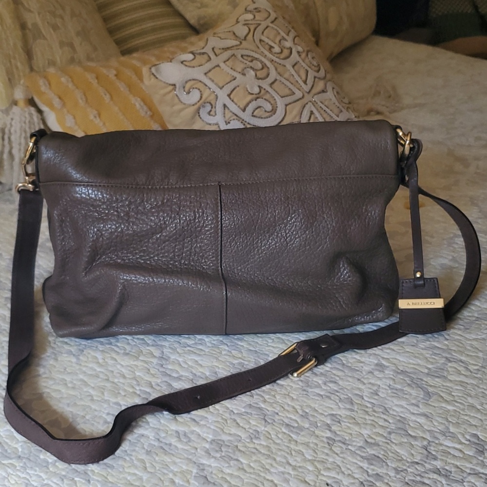 A. Bellucci beautiful Leather purse with scarf - Picture 3 of 9